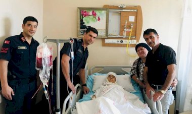 Şehit annesine kanları ile destek oldular