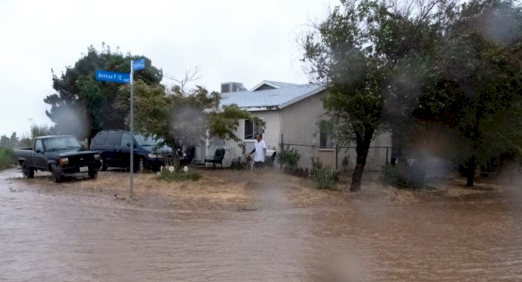 Güney California'yı hem tropik fırtına Hilary hem deprem vurdu