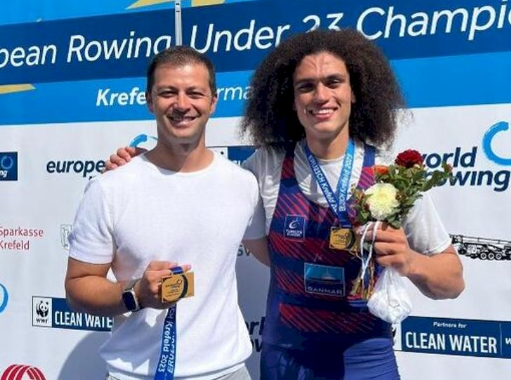 Milli kürekçi Cevdet Ege Mutlu, Avrupa şampiyonu oldu! 