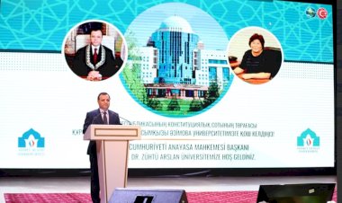 Anayasa Mahkemesi Başkanı Zühtü Arslan Türkistan’da
