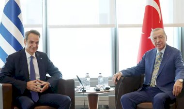 Cumhurbaşkanı Erdoğan ve Miçotakis New York'ta bir araya geldi