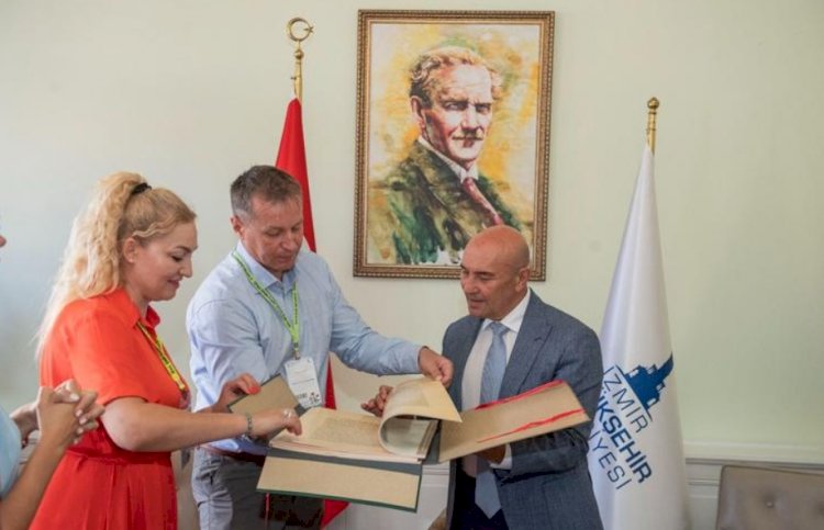Başkan Tunç Soyer Ukrayna heyetini ağırladı