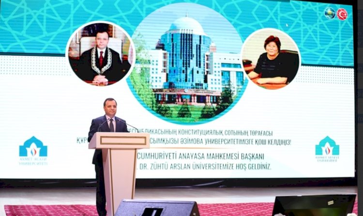 Anayasa Mahkemesi Başkanı Zühtü Arslan Türkistan’da