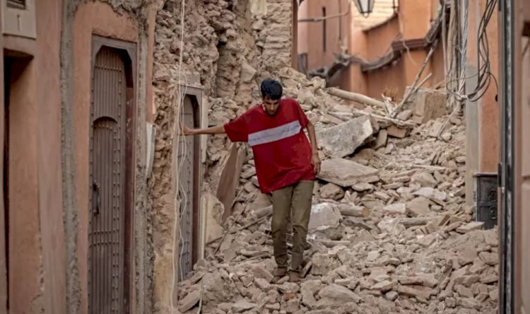 Fas'ta meydana gelen 7 büyüklüğündeki depremde yüzlerce kişi öldü, tarihi binalar hasar gördü
