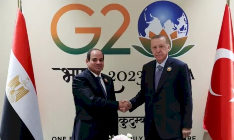 Cumhurbaşkanı Erdoğan, Mısır Cumhurbaşkanı Sisi ile bir araya geldi