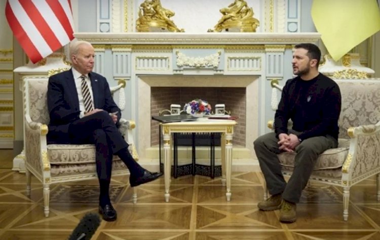Biden ve Zelenskıy, Beyaz Saray'da üçüncü kez görüşecek
