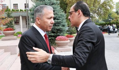 MİT Başkanı İbrahim Kalın'dan, Bakan Yerlikaya'ya "geçmiş olsun" ziyareti