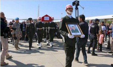 Şehit Uzman Çavuş Recep Parlak, son yolculuğuna uğurlandı