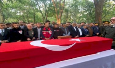 Şehit Piyade Astsubay Musa Esat Kaya, son yolculuğuna uğurlandı