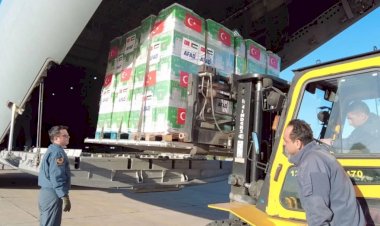 Türkiye'den Gazze'ye üçüncü yardım uçağı hareket etti