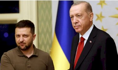Erdoğan'la görüşen Zelenskiy'den Türkiye'ye teşekkür