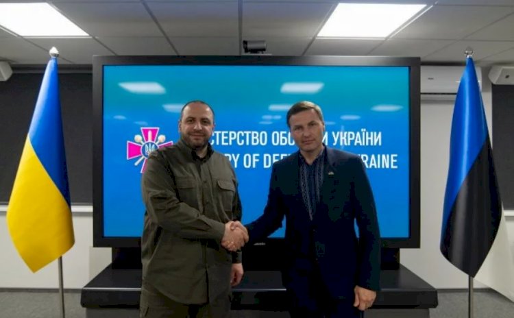 Ukrayna Savunma Bakanı Umerov, Estonyalı mevkidaşı ile görüştü