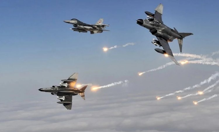 Irak'ın kuzeyine hava harekatı: 16 hedef imha edildi