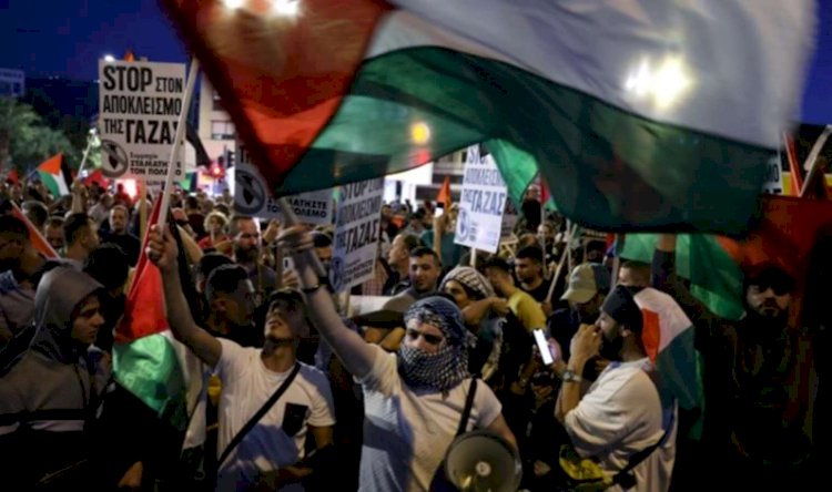 Dünya'dan Filistin'e destek: Sokaklara döküldüler