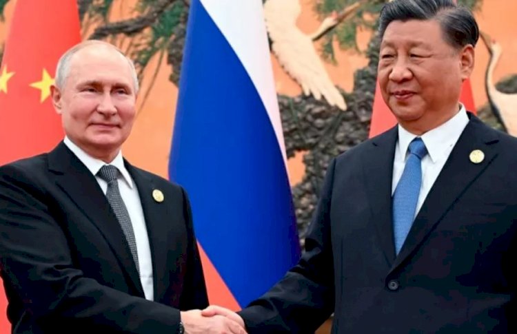 Çin'de buluşan Cinping ve Putin'den tarihi İpek Yolu'nu canlandırma mesajı