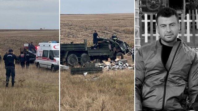Edirne'de askeri araç devrildi: Kazada yaralanan askerlerden biri şehit oldu