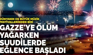 Gazze'ye ölüm yağarken Suudilerde eğlence başladı: Dünyanın en büyük müzik festivallerinden biri
