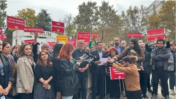 Basın meslek örgütlerinden Tolga Şardan'ın tutuklanmasına tepki: 'Gazeteciliğine kefiliz'