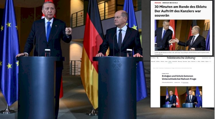 Alman medyasında Erdoğan’ın ziyareti: Skandalın kıyısında 30 dakika