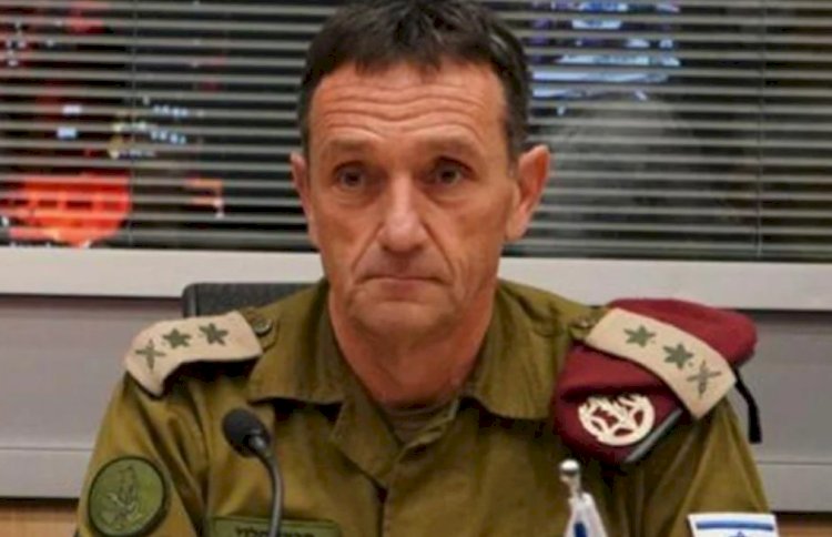 İsrail Genelkurmay Başkanı: Ordumuz 7 Ekim'de başarısız oldu