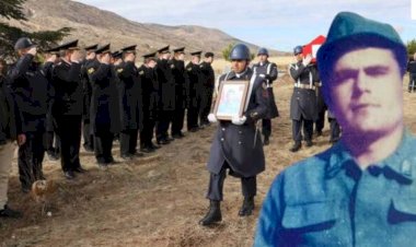 Mardin'de şehit oldu, 55 yıl sonra baba ocağında toprağa verildi