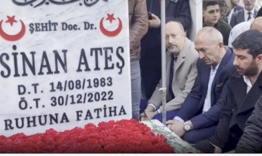 Sinan Ateş mezarı başında anıldı