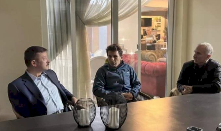 Hamza Dağ, Hakem Halil Umut Meler'i Ziyaret Etti, Sahalara Davet Etti