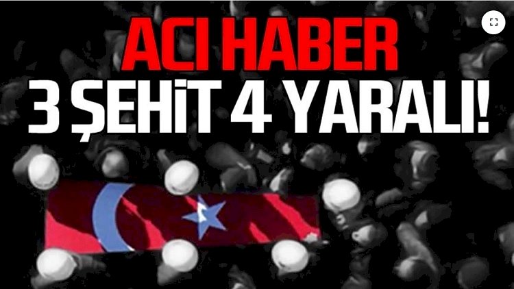 Kuzey Irak'ta Terör Saldırısında 3 Türk Askeri Şehit Oldu