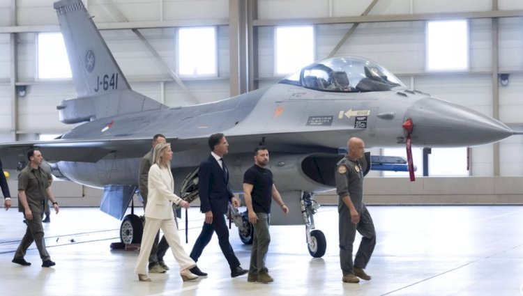 Hollanda, Ukrayna'ya 18 adet F-16 savaş uçağı gönderecek