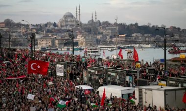 İstanbul'da İsrail protestosu