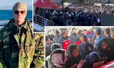 Şehit Astsubay Bahadır Canbulat'a Erdek'te son veda