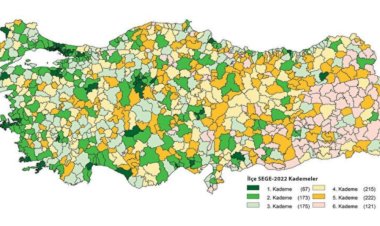 Türkiye'nin 81  İl ve 922 İlçesi