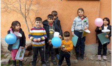 Uluköylü çocuklara yarıyıl sürprizi!