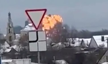 Rus askeri kargo uçağı düştü: 65 Ukraynalı asker öldü