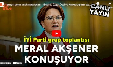 Meral Akşener: Bizi engellemeye çalışan Saray değil, Saraçhane