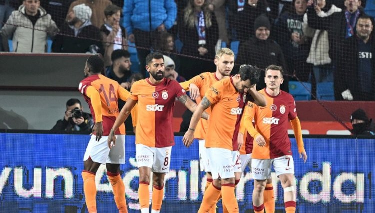 Galatasaray, Trabzonspor'u 5-1'lik Skorla Rahat Geçti