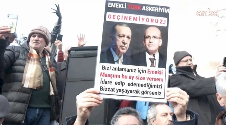 EMEKLİ ASTSUBAYLAR, TAZMİNAT TALEBİYLE ANKARA'DA BİR ARAYA GELDİ