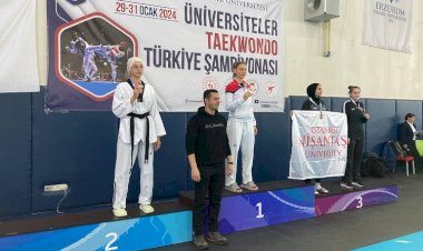 DEÜ’LÜ tekvandocudan Türkiye Şampiyonası başarısı
