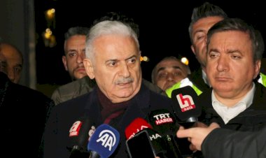 Maden ocağına giden Binali Yıldırım'dan "siyanür" açıklaması