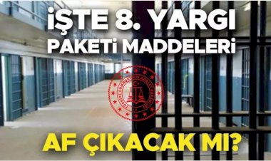 8. YARGI PAKETİ SON DAKİKA AF ÇIKACAK MI