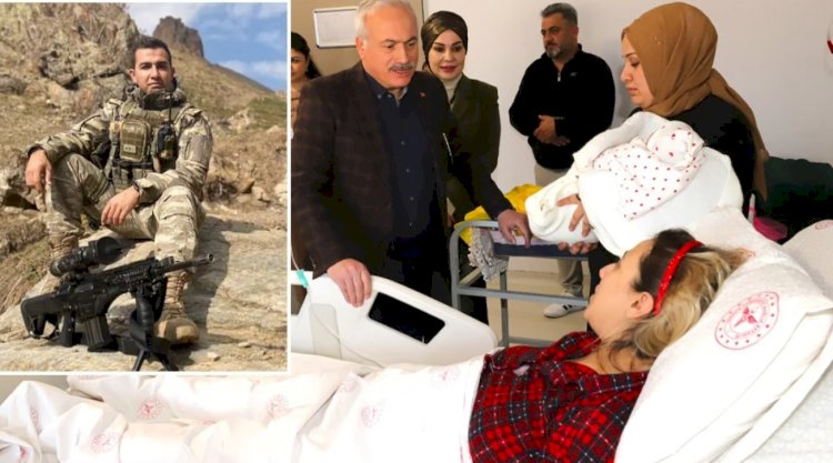Pençe-Kilit şehidinin doğum gününde yeğeni dünyaya geldi