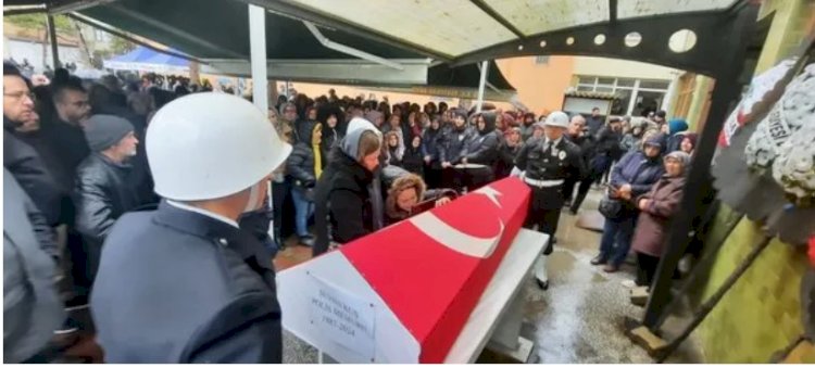 Şehit Polis Sevda Kuş, Memleketi Tekirdağ'da Gözyaşlarıyla Uğurlandı