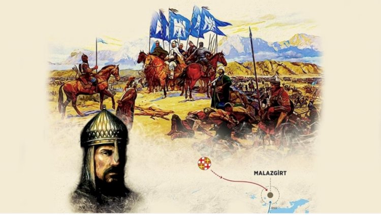 Diyojen'in bayrağı 949 yıl sonra  Alparslan'ın mezarının üstünde Anadolu’da yeniden dalgalanıyor!