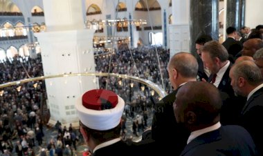 Çamlıca Camii'nin kubbesi çökmeden önce!