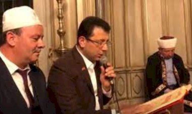İmamoğlu da böyle namaz kıldırır size