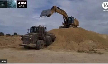 Uydu fotoğrafları, İsrail'in Gazze'yi ikiye bölen bir yol inşa ettiğini gösteriyor