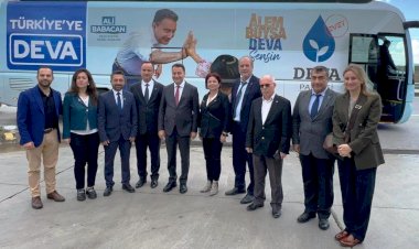 DEVA Partisi Genel Başkanı Ali Babacan Dalaman’ı ziyaret etti.