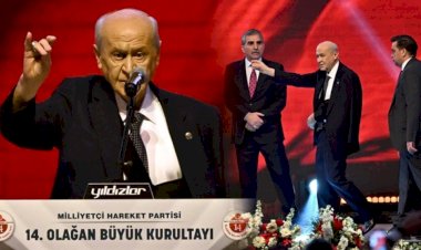 MHP'de büyük kurultay günü... Tek aday Devlet Bahçeli kürsüye kolu sargılı çıktı