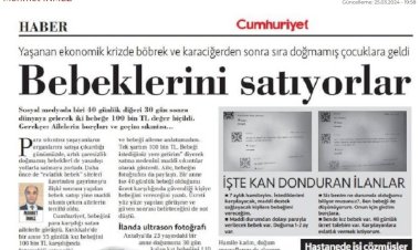 Ekonomik kriz nedeniyle bebeklerini satan ailelerin dramı!