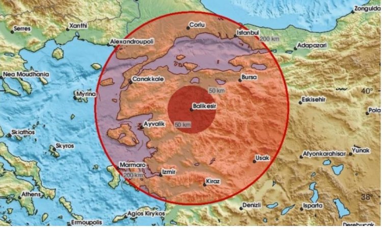 Son Dakika… İstanbul’da da hissedilen bir deprem meydana geldi!